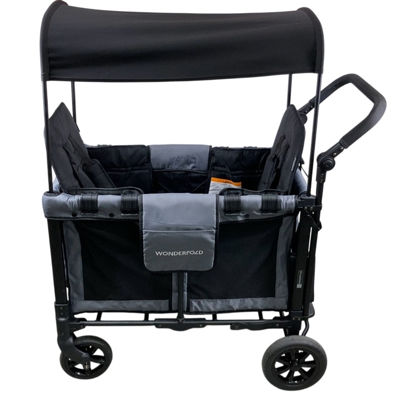 Wonderfold W2 Original Multifunctional Double Stroller Wagon, 2022, Grey