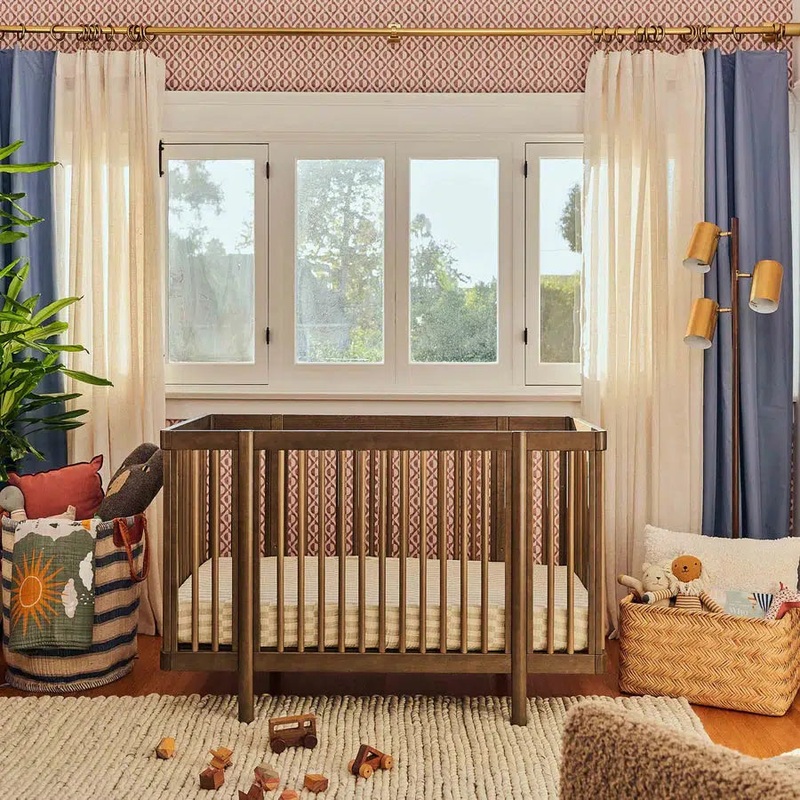 Babyletto – Pogo 8-in-1 Convertible Crib – Natural Walnut