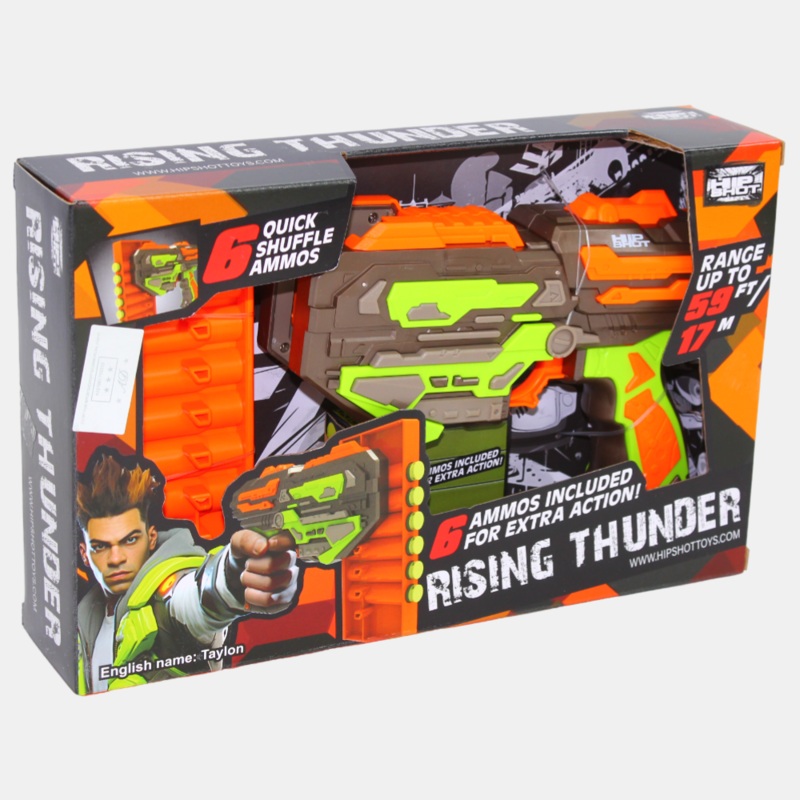 Children’s Blaster Toy  Manual with 6 Soft Bullets