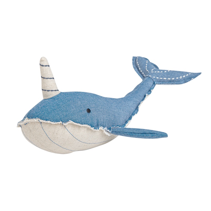Crane Baby Caspian Narwhal Plush Toy