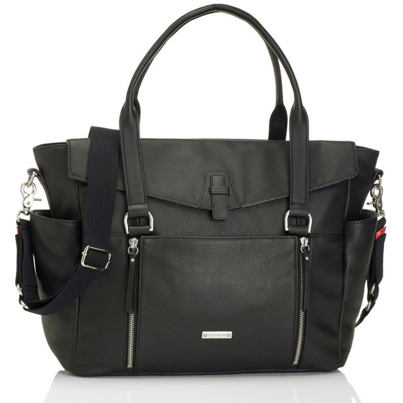 Storksak Emma Diaper Bag – Leather Black