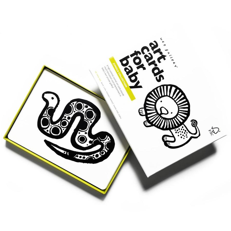 Wee Gallery Art Cards for Baby – Jungle Collection
