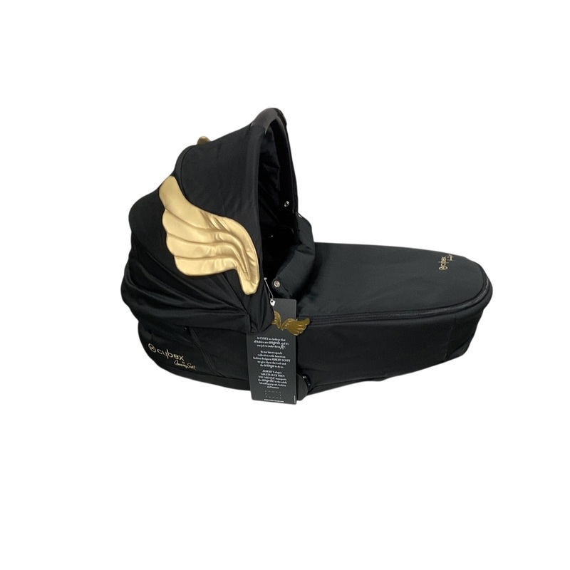 Cybex MIOS LUX Carry Cot, Jeremy Scott Wings, Black