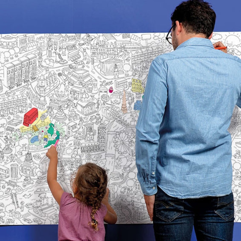 OMY XXL Colouring Poster – London
