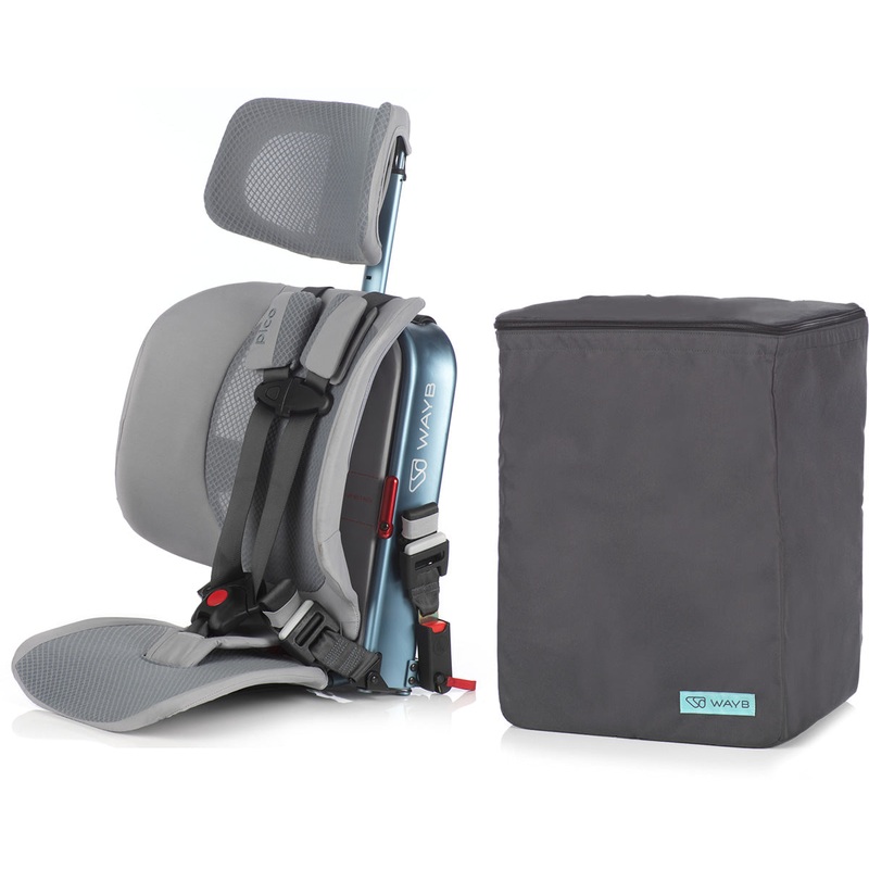 WAYB Pico Forward Facing Travel Car Seat + Travel Bag – Ocean