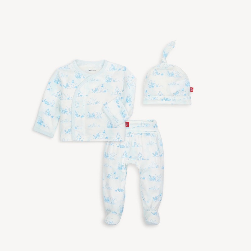 Winnie the Pooh in the Woods Modal Magnetic Take Me Home Kimono Set