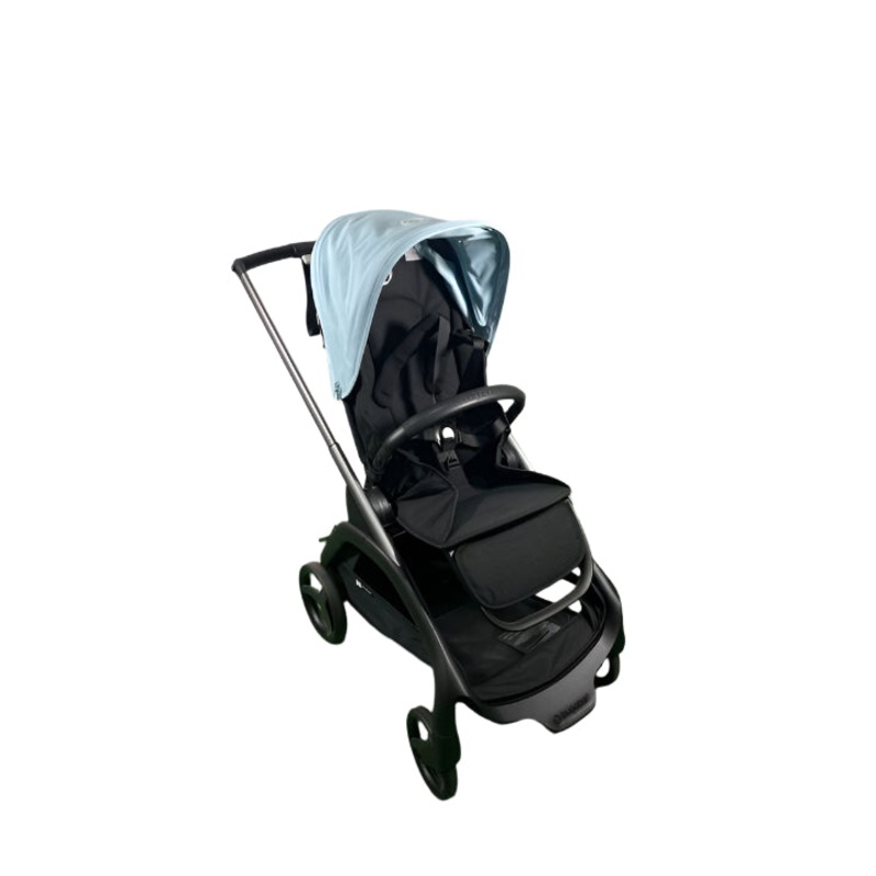 Bugaboo Dragonfly Stroller, 2024, Graphite, Midnight Black, Skyline Blue