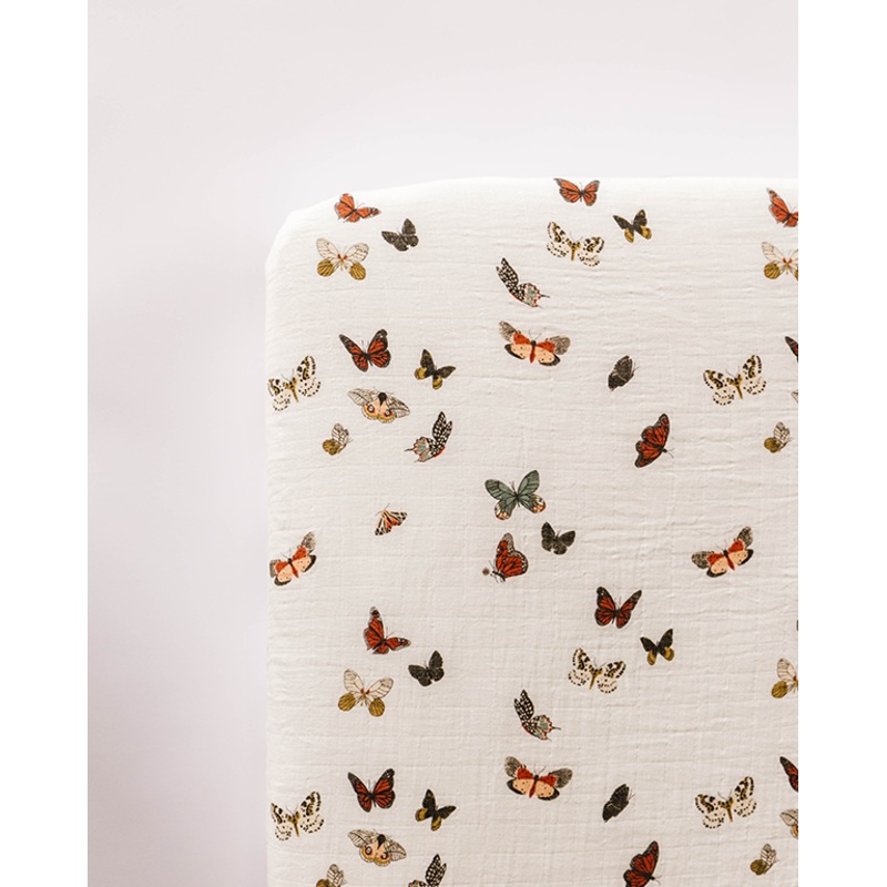 Clementine Kids Butterfly Migration Crib Sheet