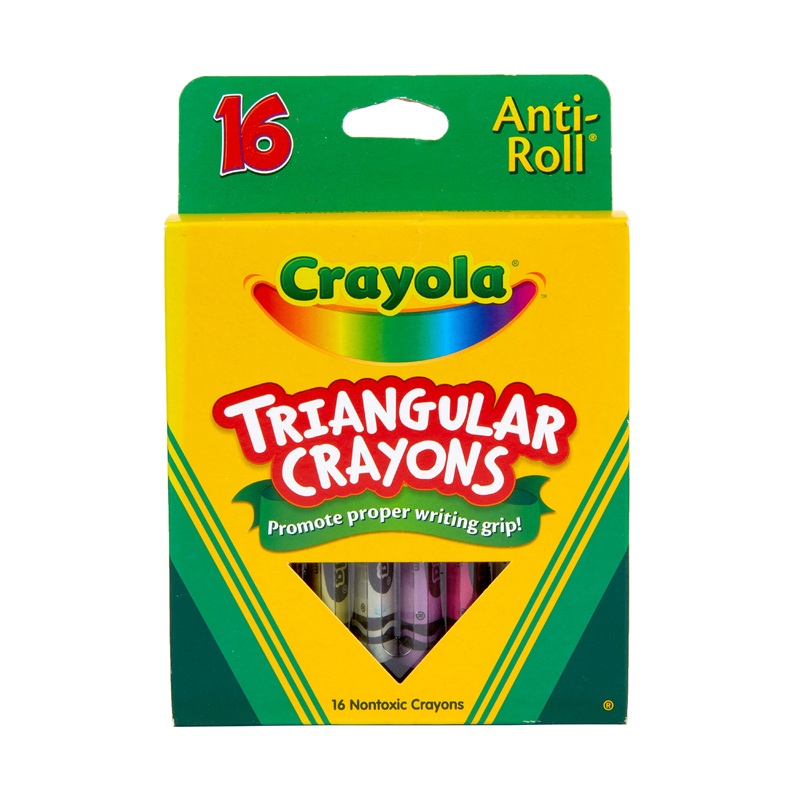 Crayola Triangular Anti-Roll Crayons (16 count)