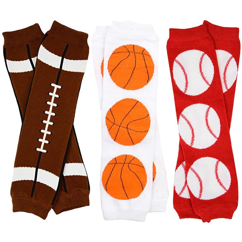 Super Sporty Little Fan Leg Warmers – 3 Pack