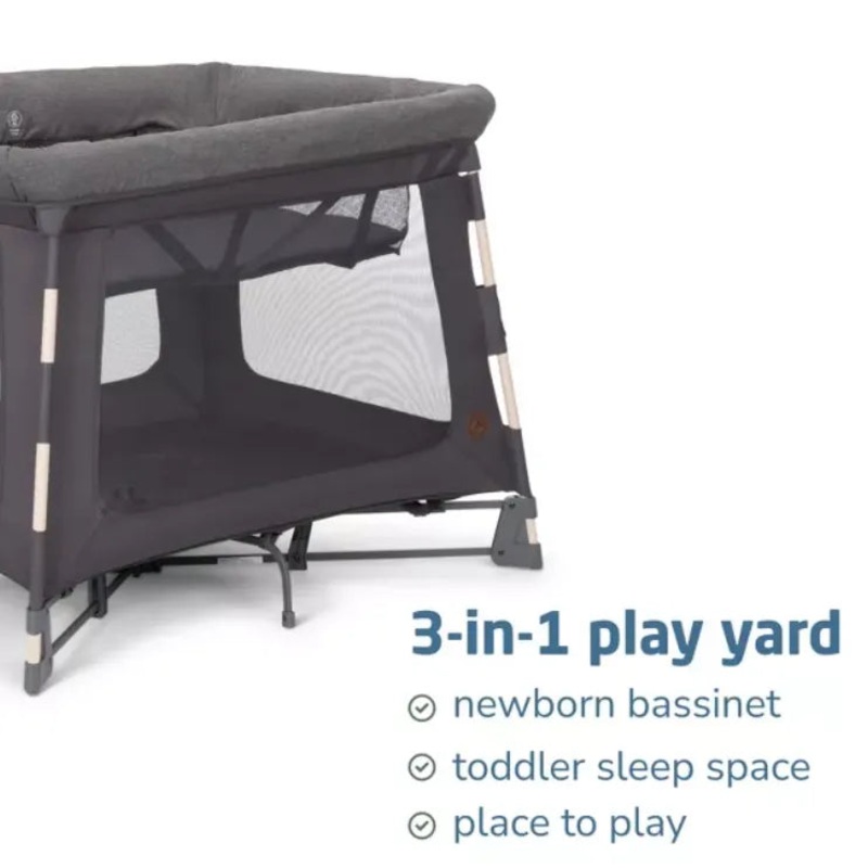 Swift Baby Playpen with Mat – Classic Graphite