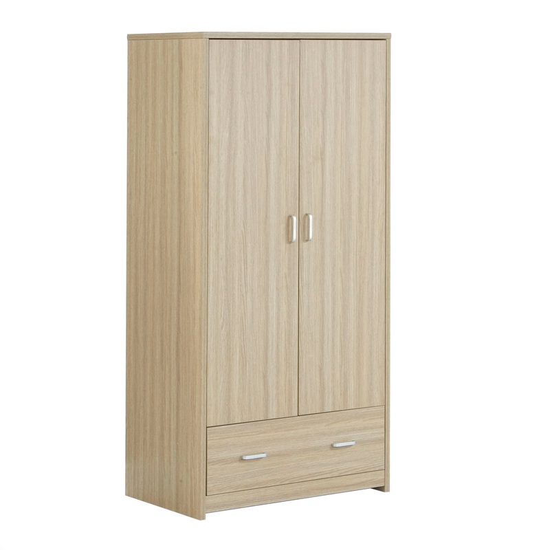 Babymore Luno Veni Wardrobe – Oak