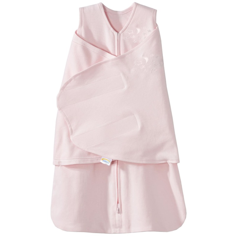 HALO SleepSack Swaddle, Soft Pink, Newborn