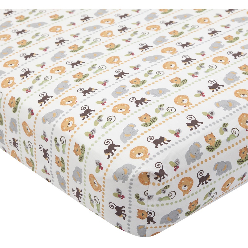 Lambs & Ivy Treetop Buddies Crib Sheet
