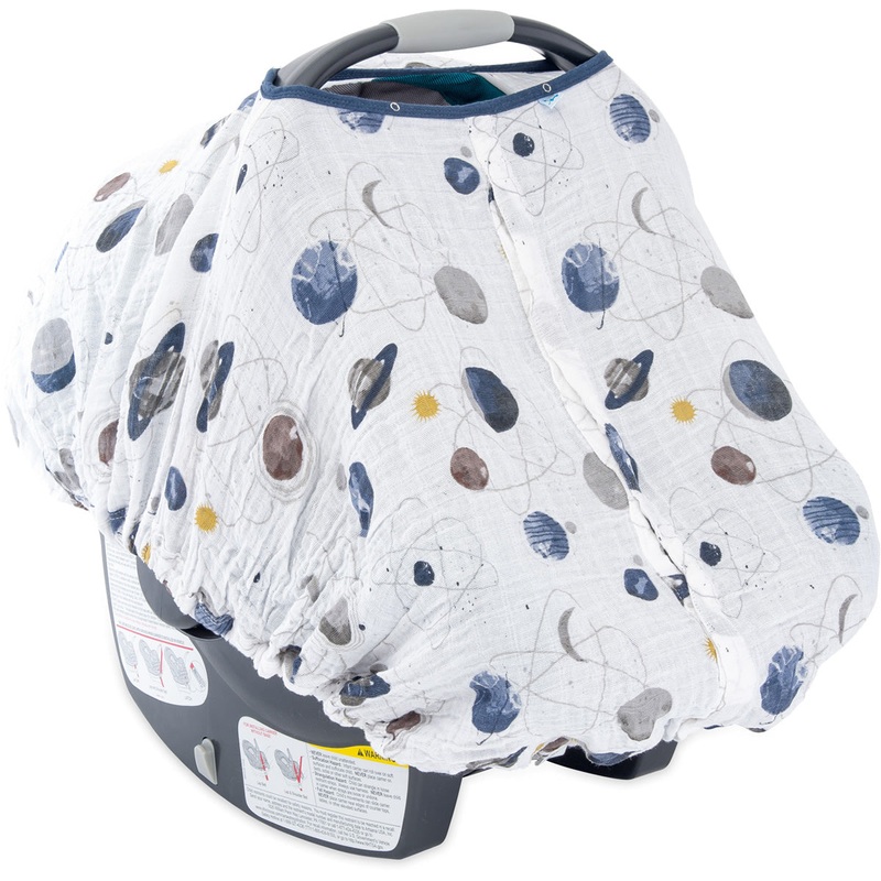 Little Unicorn Cotton Muslin Car Seat Canopy – Planetary