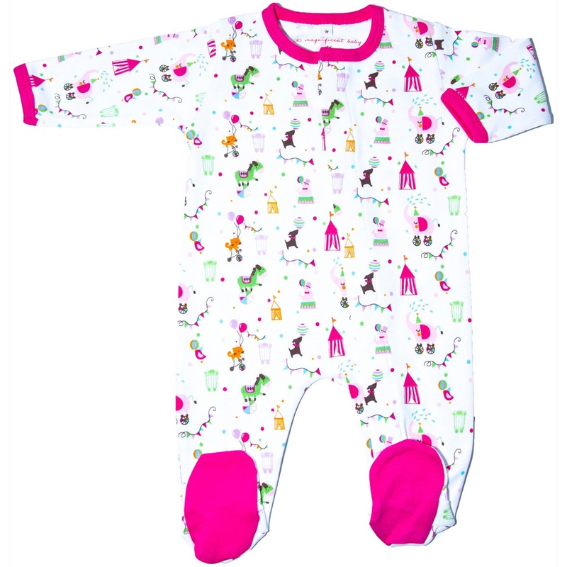 Magnificent Baby Girl’s Circus Footie – Newborn