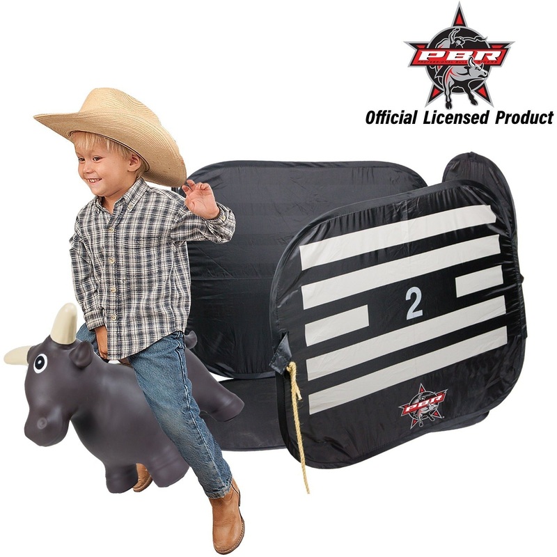 Big Country Toys Lil’ Bucker Bull & PBR Bucking Chute