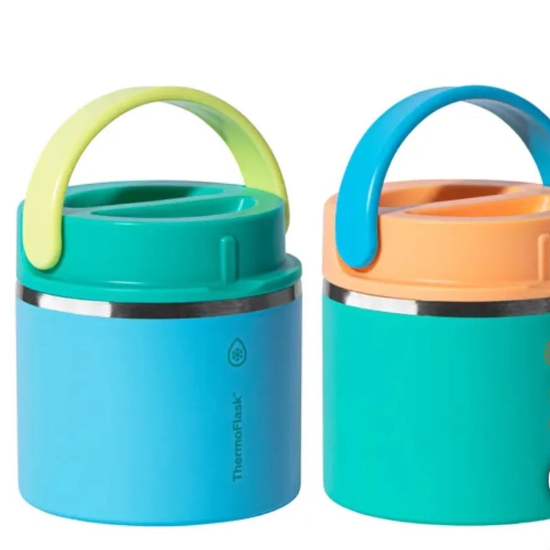 Blue and Green 20 Oz Insulated Food Jar – 2-Pack