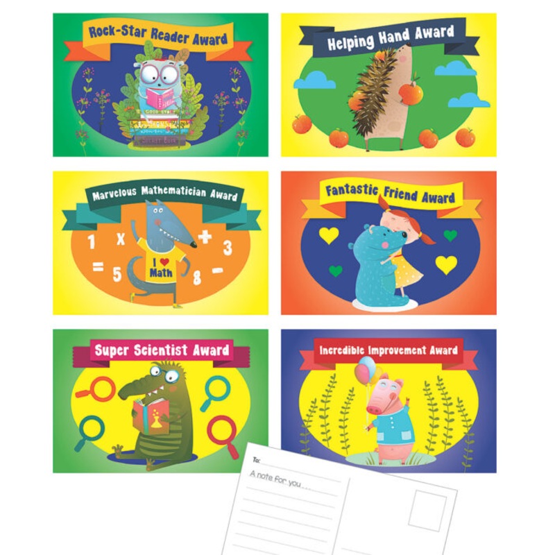 Classroom Awards Postcards