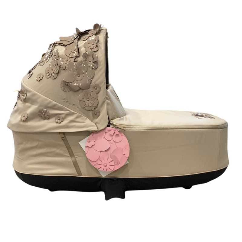 Cybex PRIAM Lux Carry Cot, Simply Flowers Beige
