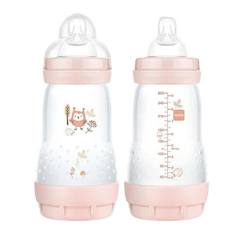 Easy Start Matte Anti-Colic Baby Bottles – 9 oz