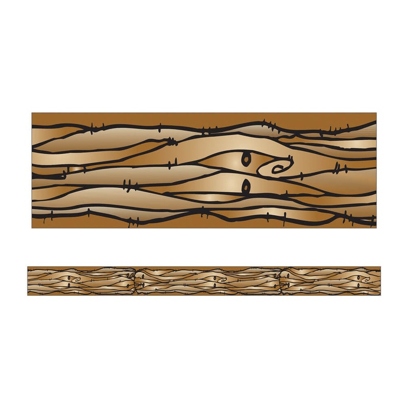 Wooden Frame Straight Border