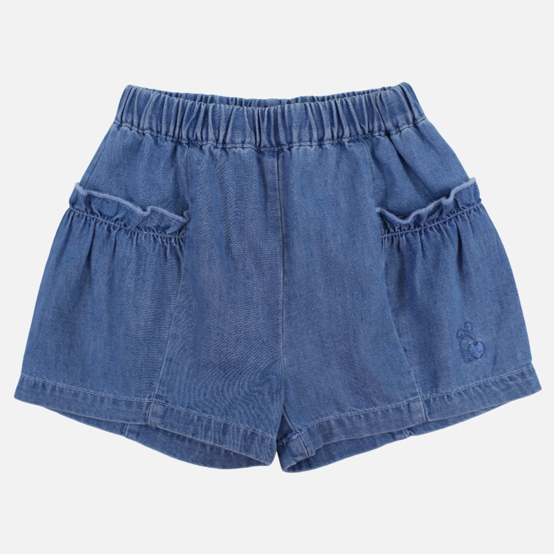 Baby Girls Jean Shorts  Navy Denim