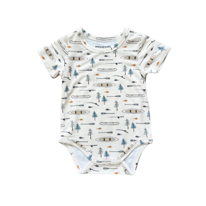 Babysprouts Short Sleeve Bodysuit – Canoe