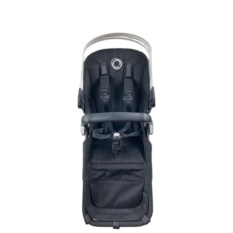 Bugaboo Donkey 5 Duo Extension Set, 2021, Black, Midnight Black, None, without Canopy