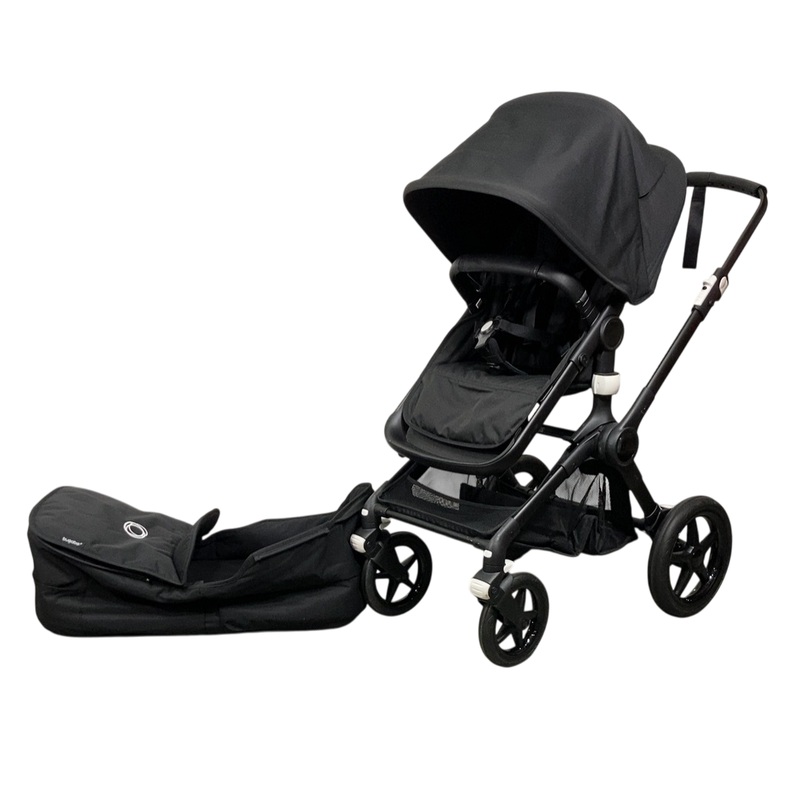 Bugaboo Fox 3 Stroller, 2022, Black, Midnight Black, Midnight Black