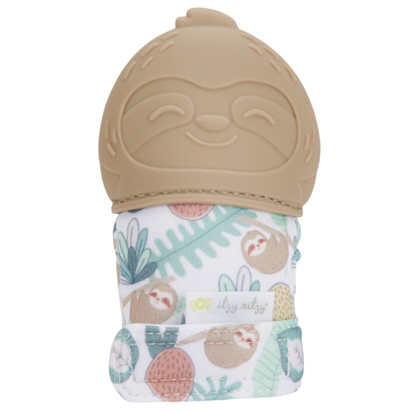 Itzy Ritzy Itzy Mitt Silicone Teething Mitts Sloth