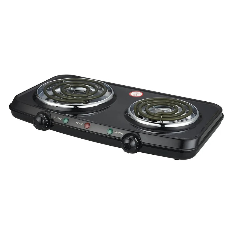 Portable Double Burner and Hot Plate, 120V~ 1800W