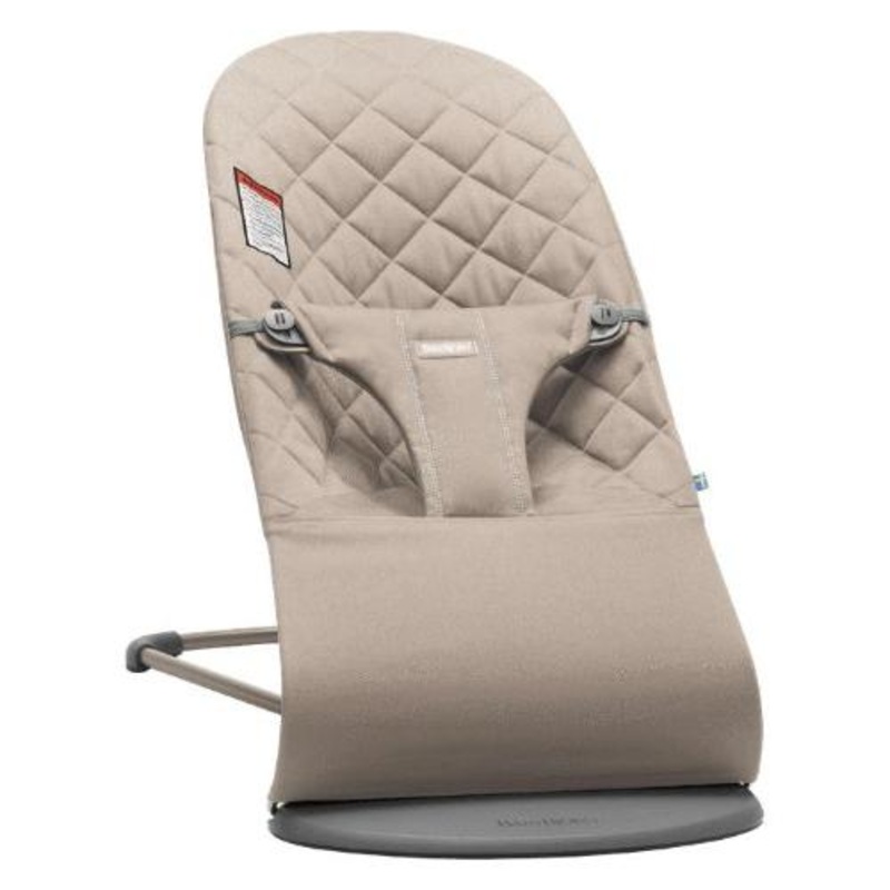 Baby Bjorn – Bouncer Bliss Woven – Classic Quilt – Sand Grey