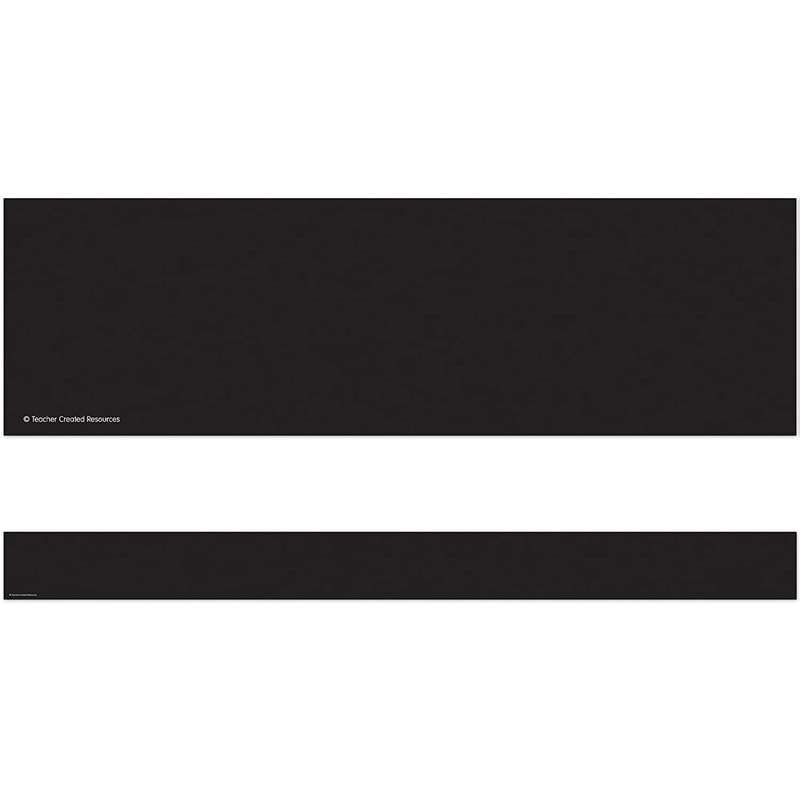 Black Straight Border Trim