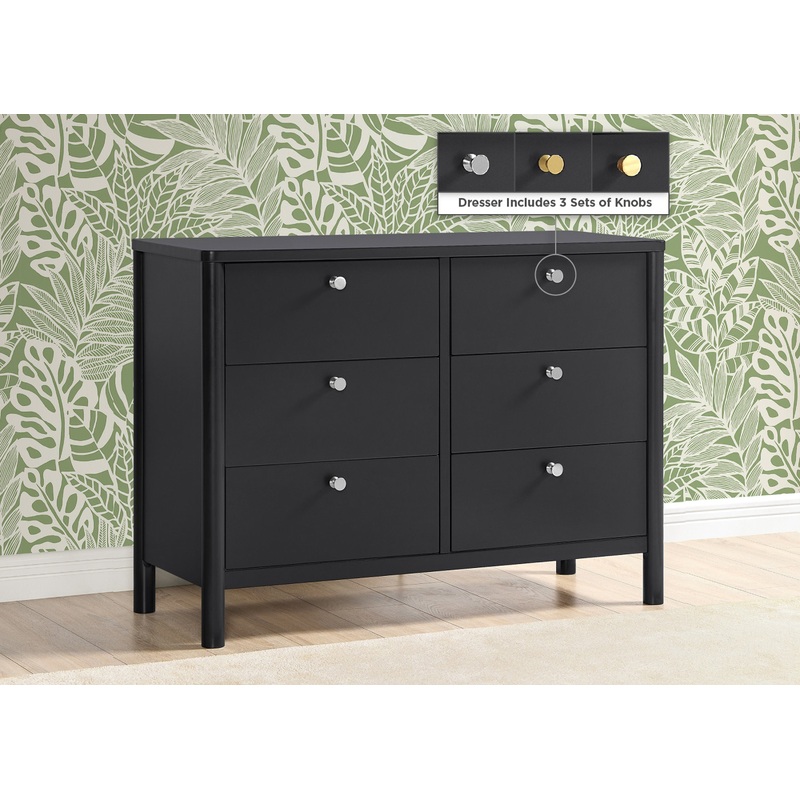 Brooks 6 Drawer Dresser with Interlocking Drawers