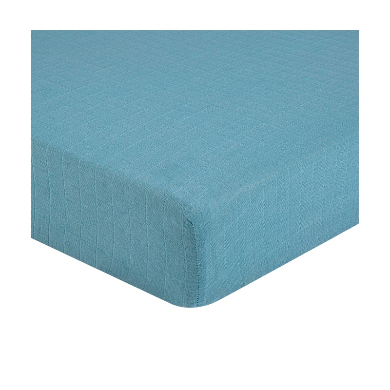 Crane Baby Crib Fitted Sheet, Riverstone