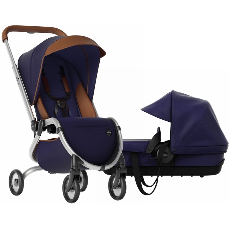 Mima Zigi Stroller + Bassinet – Midnight Blue