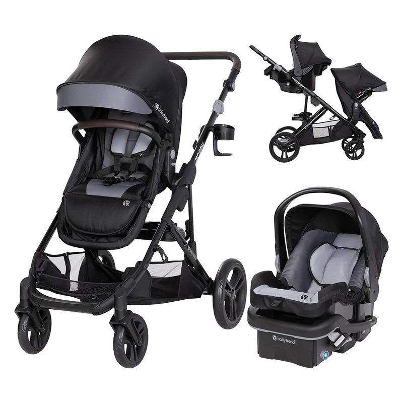 Morph Single to Double Modular Travel System – Dash Black (See Description)