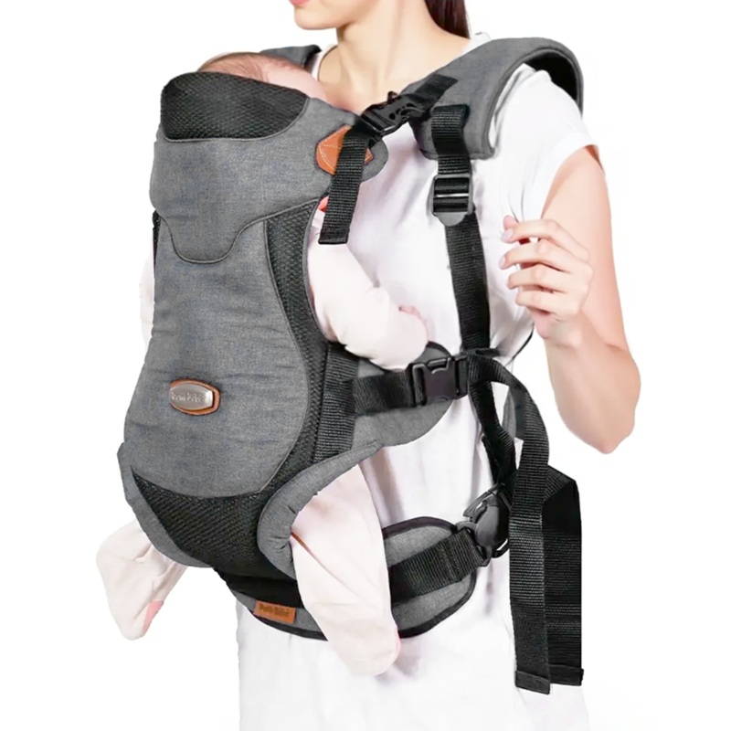 Petit Bebe Baby Carrier Premium Max Linen  Grey
