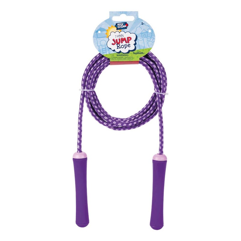 Toysmith Playground Classics 7′ Jump Rope, Assorted Colors