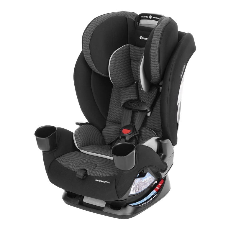 All4Stages Slim 4-in-1 Convertible Car Seat – Tybee Black