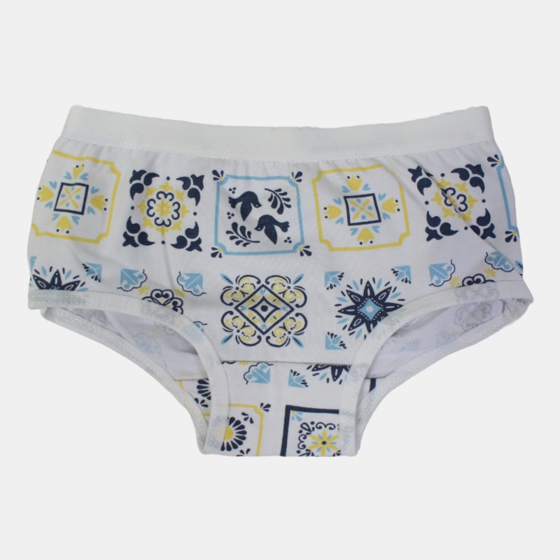 Girls Cotton Panties  Off-White