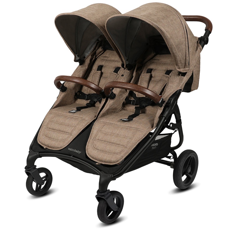 Valco OPEN BOX Snap Duo Trend Side by Side Double Stroller – Cappuccino (Albee Exclusive)