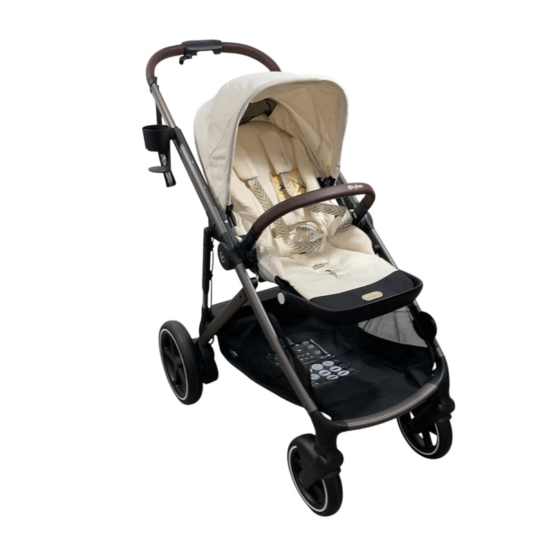 Cybex e-Gazelle S Stroller, 2024, Seashell Beige, Taupe