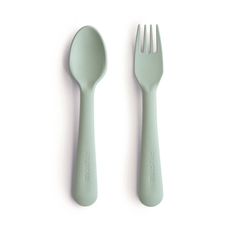 Dinnerware Fork and Spoon Set – Sage