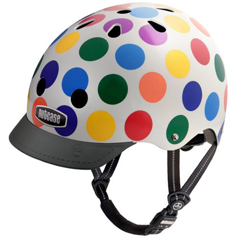 Nutcase Street Helmet, Small – Dots