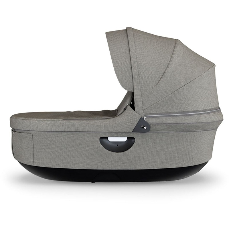 Stokke Stroller Carrycot – Black/Brushed Grey