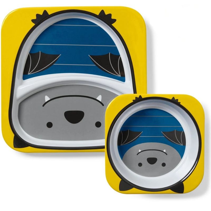 Zoo Plate & Bowl Set – Bat