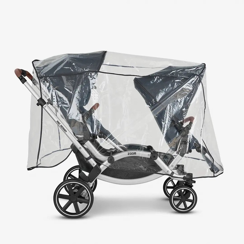 ABC Design Double Pushchair Rain Cover