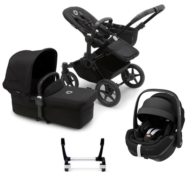Bugaboo Donkey 5 Mono Complete + Pebble 360 Pro 2 Travel System – Midnight Black